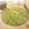 Fluffy Round Rug Carpets - Premium  from 𝐵𝑒𝓈𝓉 𝒟𝑒𝒸𝑜𝓇𝓏 - Just $9.28! Shop now at 𝐵𝑒𝓈𝓉 𝒟𝑒𝒸𝑜𝓇𝓏