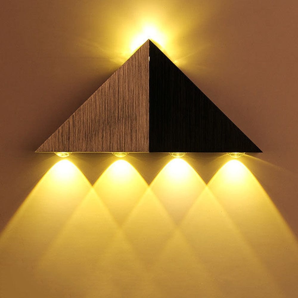 Modern LED Triangle Wall Lamp - Premium  from 𝐵𝑒𝓈𝓉 𝒟𝑒𝒸𝑜𝓇𝓏 - Just $14.83! Shop now at 𝐵𝑒𝓈𝓉 𝒟𝑒𝒸𝑜𝓇𝓏