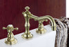 Antique brass faucets for bathroom