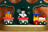 Christmas wooden trains