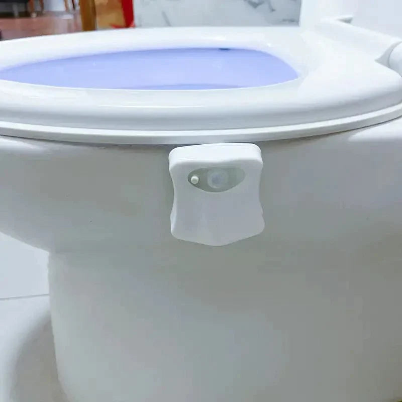 1pc motion-Activated LED Toilet Bowl Light - Color Changing (Batteries Not Included)