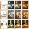 Load image into Gallery viewer, INS Deco Led Light Painting USB Plug Dimming Wall Artwork Table Lamp Gift Indoor Sunlight Window Wooden Photo Night Luminous