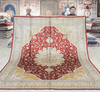 Oriental Persian Carpet Luxury Red Handmade Silk Room Carpet 8x10ft - Premium  from 𝐵𝑒𝓈𝓉 𝒟𝑒𝒸𝑜𝓇𝓏 - Just $4723! Shop now at 𝐵𝑒𝓈𝓉 𝒟𝑒𝒸𝑜𝓇𝓏