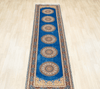 Persian Rug Blue Hallway Handmade Silk Rug Runner 3x12ft - Premium  from 𝐵𝑒𝓈𝓉 𝒟𝑒𝒸𝑜𝓇𝓏 - Just $3596! Shop now at 𝐵𝑒𝓈𝓉 𝒟𝑒𝒸𝑜𝓇𝓏