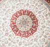 Load image into Gallery viewer, Handmade Pure Silk Rug Persian Villa Round Red Carpet 5x5ft