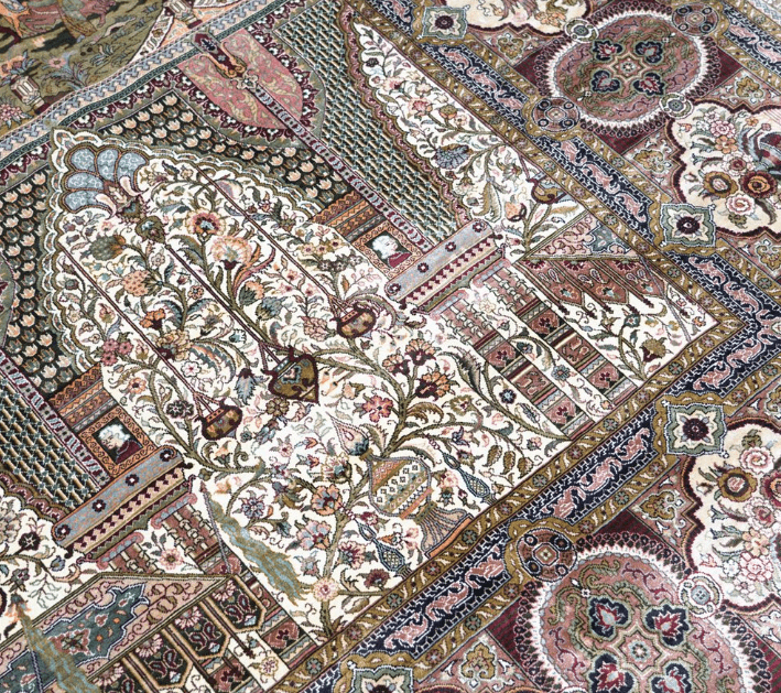 Oriental Persian Carpet Handmade Silk Tapestry 10x14ft - Premium  from 𝐵𝑒𝓈𝓉 𝒟𝑒𝒸𝑜𝓇𝓏 - Just $8995! Shop now at 𝐵𝑒𝓈𝓉 𝒟𝑒𝒸𝑜𝓇𝓏