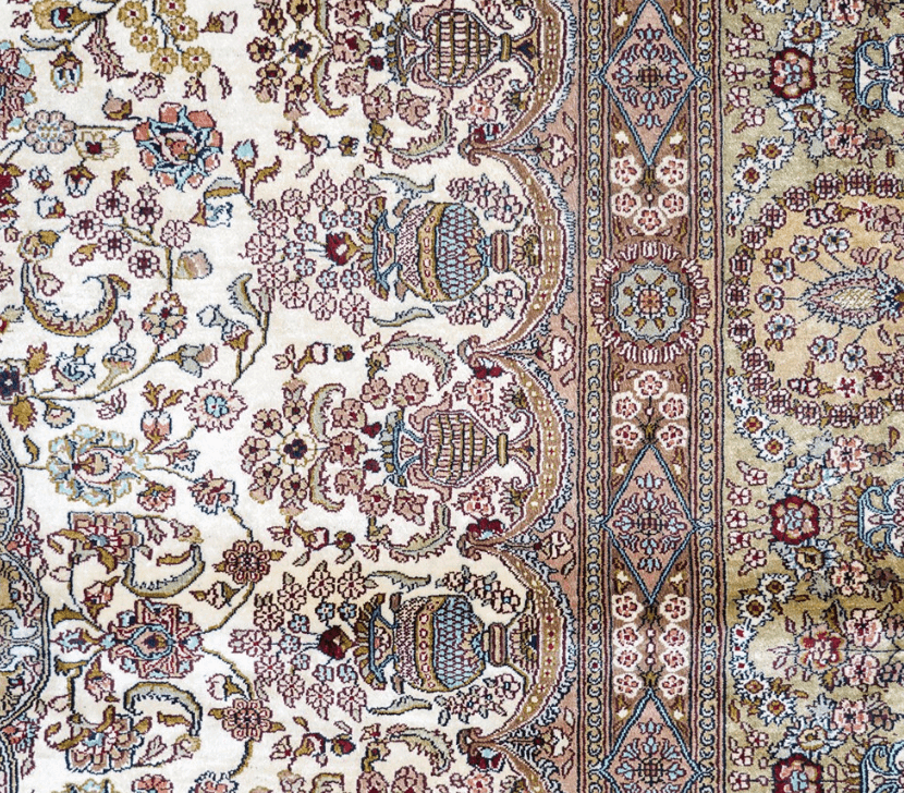 Antique Handmade Persian Rug Silk Oriental Area Carpet 6x9ft - Premium  from 𝐵𝑒𝓈𝓉 𝒟𝑒𝒸𝑜𝓇𝓏 - Just $3646! Shop now at 𝐵𝑒𝓈𝓉 𝒟𝑒𝒸𝑜𝓇𝓏