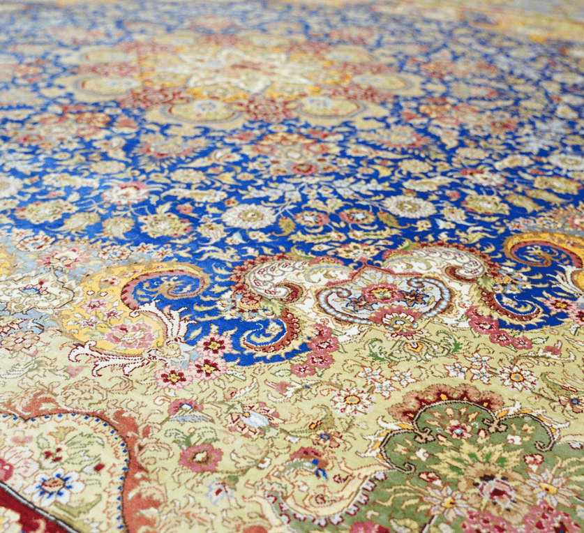 Persian Rug Hand Knotted Square Silk Rugs Online Villa Carpet 9x9ft - Premium  from 𝐵𝑒𝓈𝓉 𝒟𝑒𝒸𝑜𝓇𝓏 - Just $5638! Shop now at 𝐵𝑒𝓈𝓉 𝒟𝑒𝒸𝑜𝓇𝓏