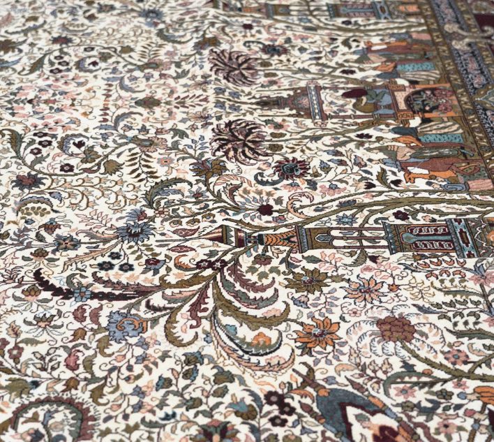 Oriental Persian Carpet Handmade Silk Tapestry 10x14ft - Premium  from 𝐵𝑒𝓈𝓉 𝒟𝑒𝒸𝑜𝓇𝓏 - Just $8995! Shop now at 𝐵𝑒𝓈𝓉 𝒟𝑒𝒸𝑜𝓇𝓏