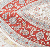 Load image into Gallery viewer, Handmade Pure Silk Rug Persian Villa Round Red Carpet 5x5ft