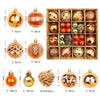 Load image into Gallery viewer, 2023 Christmas Decoration 6cm Electroplated Plastic Balls Shaped Painted Christmas Balls Christmas Tree Hangings