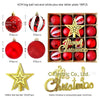Load image into Gallery viewer, 2023 Christmas Decoration 6cm Electroplated Plastic Balls Shaped Painted Christmas Balls Christmas Tree Hangings