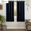 Modern Blackout Short Curtains in the Living Room Bedroom Window Treatments Kitchen Decor Solid Color Thick Blinds Drapes Custom