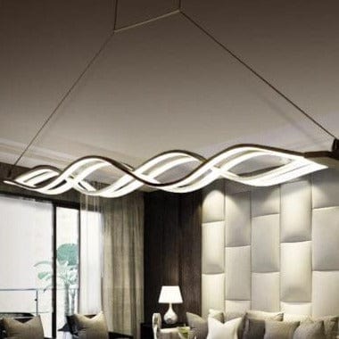 Home decor modern LED Wave Chandelier