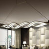 Home decor modern LED Wave Chandelier