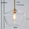 Load image into Gallery viewer, Dimensions of Hanging Glass Pendant Lamp-2