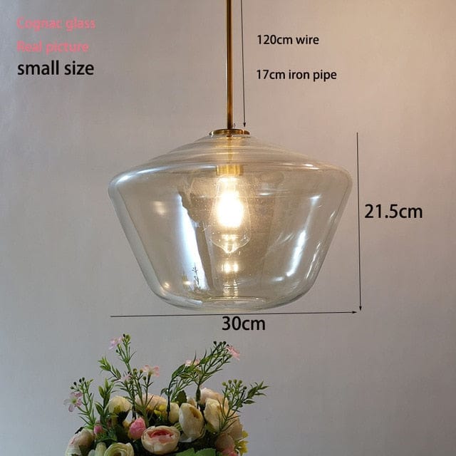 Modern Glass Pendant Lamp - Premium  from 𝐵𝑒𝓈𝓉 𝒟𝑒𝒸𝑜𝓇𝓏 - Just $82.57! Shop now at 𝐵𝑒𝓈𝓉 𝒟𝑒𝒸𝑜𝓇𝓏