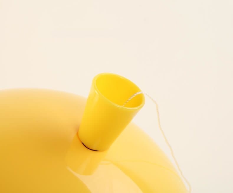 yellow Ballon shaped ceiling light