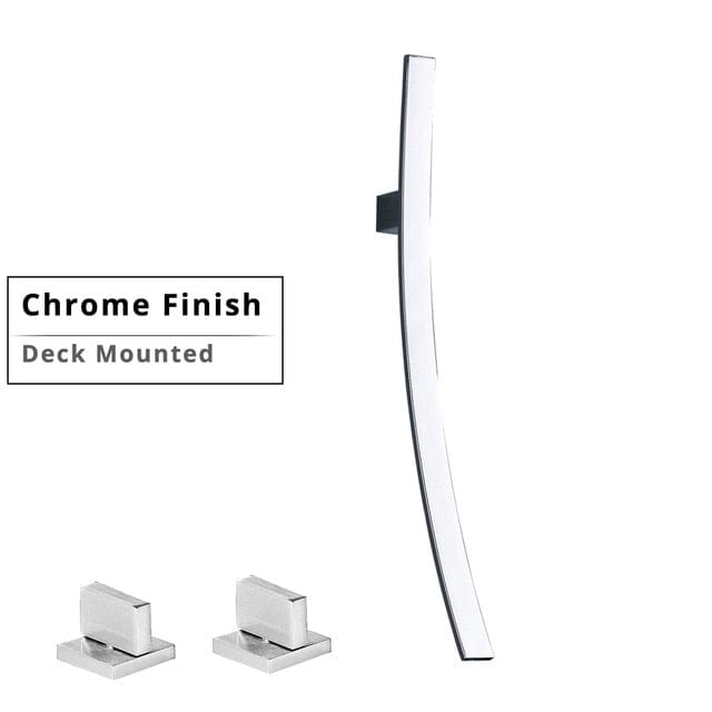 “Modern Single Handle Wall Mounted Waterfall Bathroom Sink Faucet in Chrome” - Premium  from 𝐵𝑒𝓈𝓉 𝒟𝑒𝒸𝑜𝓇𝓏 - Just $44.47! Shop now at 𝐵𝑒𝓈𝓉 𝒟𝑒𝒸𝑜𝓇𝓏