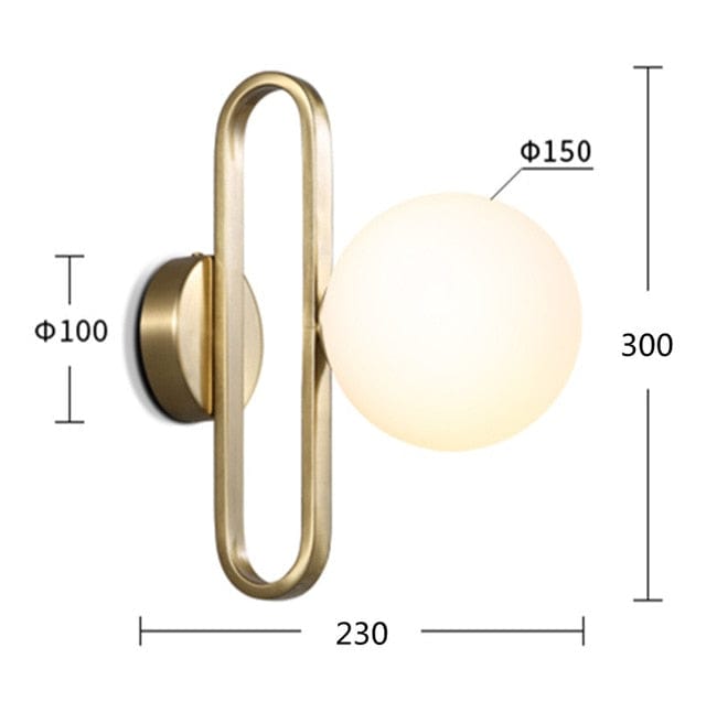 Modern Nordic Wall Lamp - Premium  from 𝐵𝑒𝓈𝓉 𝒟𝑒𝒸𝑜𝓇𝓏 - Just $59.06! Shop now at 𝐵𝑒𝓈𝓉 𝒟𝑒𝒸𝑜𝓇𝓏