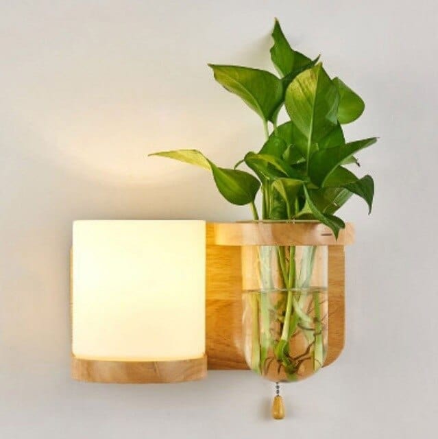 Wooden Wall Modern Lamp-2