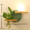 Load image into Gallery viewer, Dimensions of Style Planter Wall Lamp