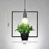 Load image into Gallery viewer, Fancy Nordic Metal Pendant Planter Lamp