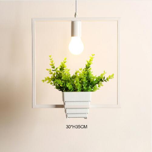 Nordic Metal Pendant Planter Lamp - Premium  from 𝐵𝑒𝓈𝓉 𝒟𝑒𝒸𝑜𝓇𝓏 - Just $53.08! Shop now at 𝐵𝑒𝓈𝓉 𝒟𝑒𝒸𝑜𝓇𝓏
