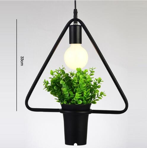 LED Flowervase Nordic Metal Plant Light