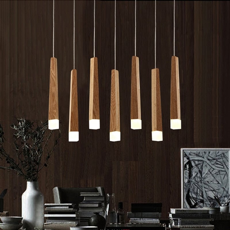 Wooden Stick Lamp