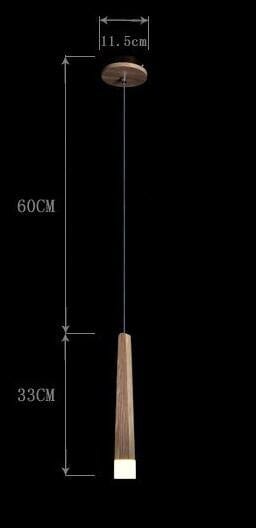 Wooden Stick Lamp Dimensions