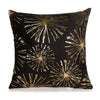 Load image into Gallery viewer, Black White Bronzing Cushion Cover