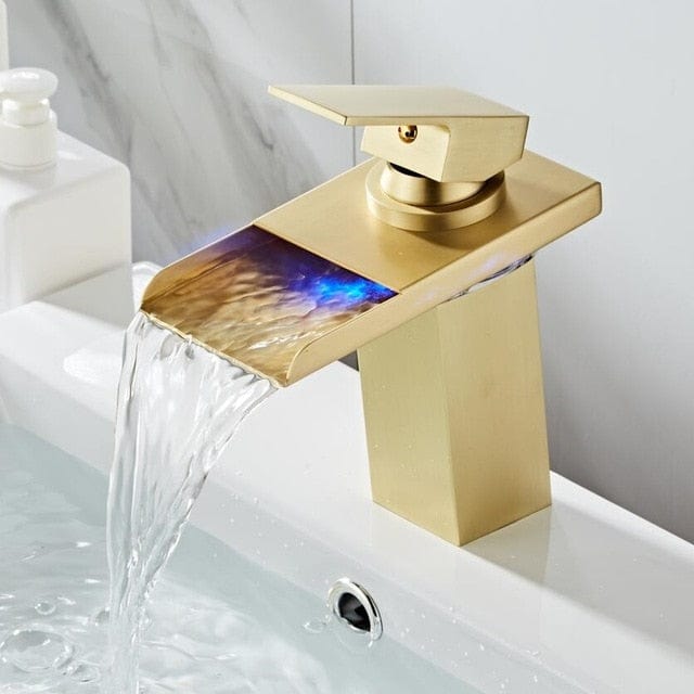 Luxury LED Waterfall Faucet