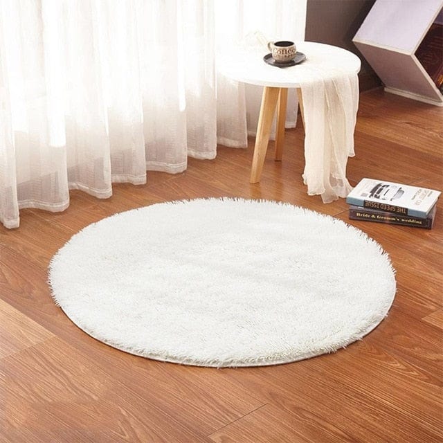 Fluffy Round Fur Carpet