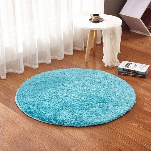 Fluffy Round Fur Carpet
