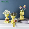 Humanoid Ceramic Flower Pot -Character Sitting- Posture Sculpture Vase - Premium  from 𝐵𝑒𝓈𝓉 𝒟𝑒𝒸𝑜𝓇𝓏 - Just $9.29! Shop now at 𝐵𝑒𝓈𝓉 𝒟𝑒𝒸𝑜𝓇𝓏