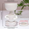 Humanoid Ceramic Flower Pot -Character Sitting- Posture Sculpture Vase