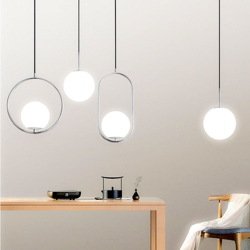 Nordic Glass Ball Pendant Lights - Premium  from 𝐵𝑒𝓈𝓉 𝒟𝑒𝒸𝑜𝓇𝓏 - Just $24.77! Shop now at 𝐵𝑒𝓈𝓉 𝒟𝑒𝒸𝑜𝓇𝓏