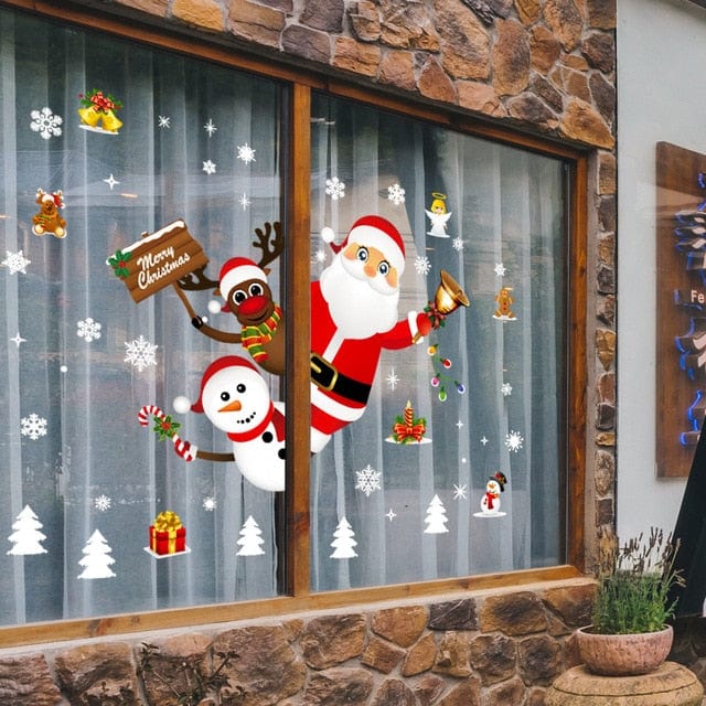 Large Size Merry Christmas Wall Stickers