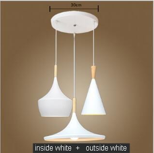 Dimensions of White Iron Pendant Light