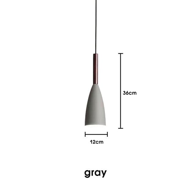 Gray Color Nordic Style Pendant Light