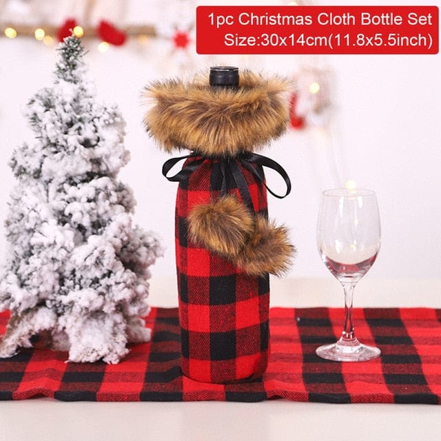 Christmas Sweater Wine Bottle Covers