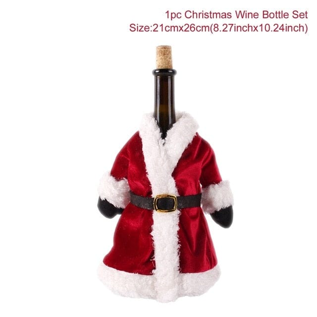Christmas Sweater Wine Bottle Covers