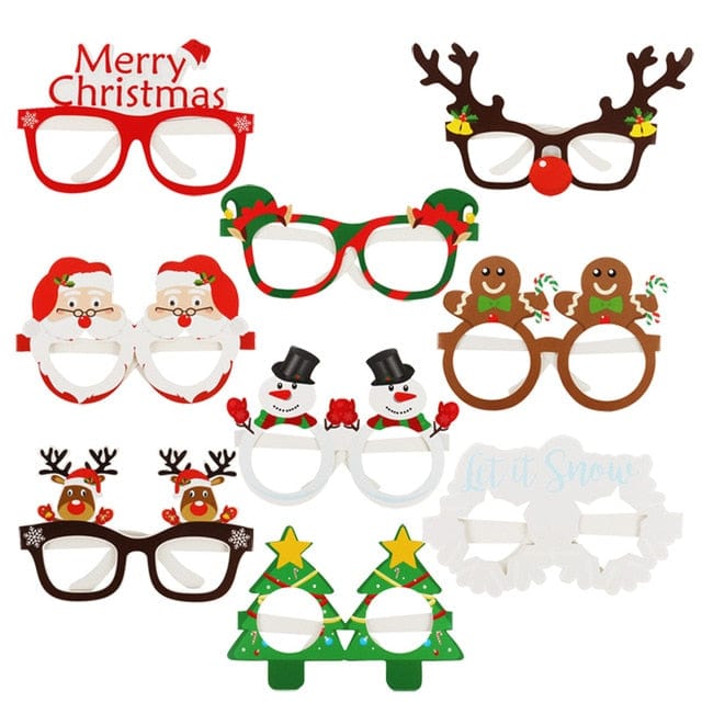 Christmas Glasses Santa Claus