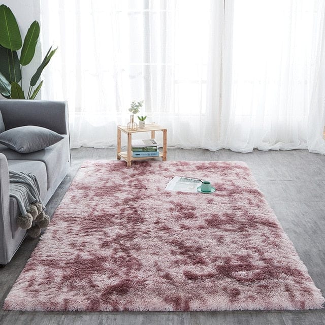white brown Modern Shaggy Rug Zairmb Fluffy Carpet with Anti-Slip Faux Fur