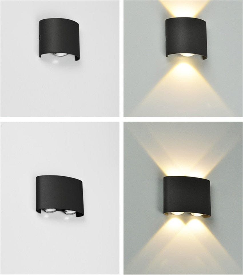 Two way stylish wall light