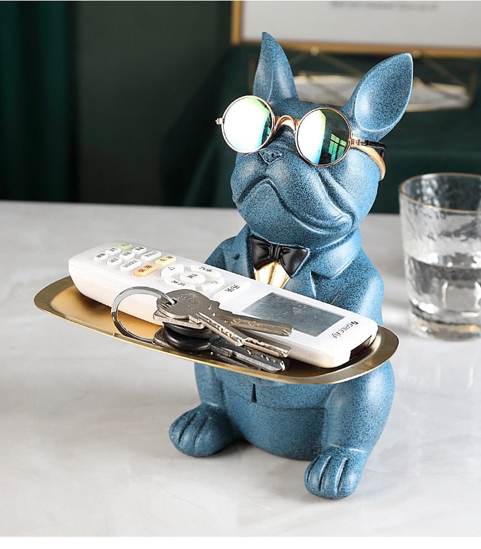 Cool Bulldog Statue For Table Decoration