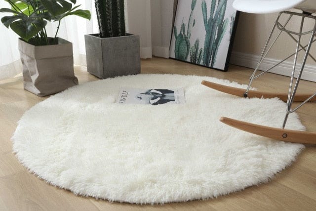 Soft Round Rug - Premium  from 𝐵𝑒𝓈𝓉 𝒟𝑒𝒸𝑜𝓇𝓏 - Just $64.31! Shop now at 𝐵𝑒𝓈𝓉 𝒟𝑒𝒸𝑜𝓇𝓏