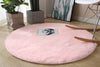 Load image into Gallery viewer, Light Pink Soft Round Rug