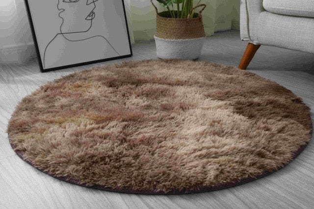 Soft Round Rug - Premium  from 𝐵𝑒𝓈𝓉 𝒟𝑒𝒸𝑜𝓇𝓏 - Just $64.31! Shop now at 𝐵𝑒𝓈𝓉 𝒟𝑒𝒸𝑜𝓇𝓏
